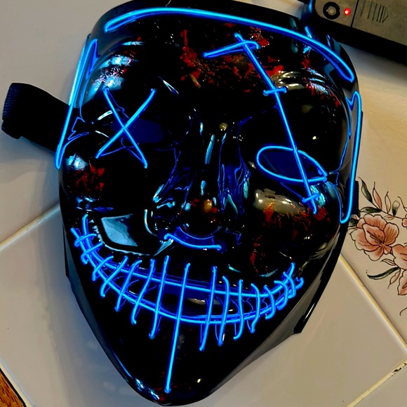 Blue New Halloween Purge mask - Picture 1 of 3